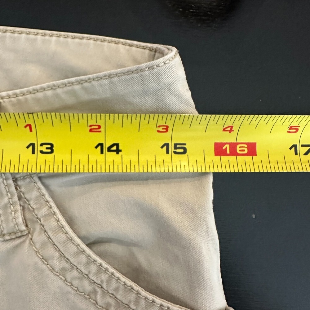 Eileen Fisher Cargo Pants Women's 4 Beige Regular Fit Comfort Mid Rise Ankle Zip - Picture 9 of 12